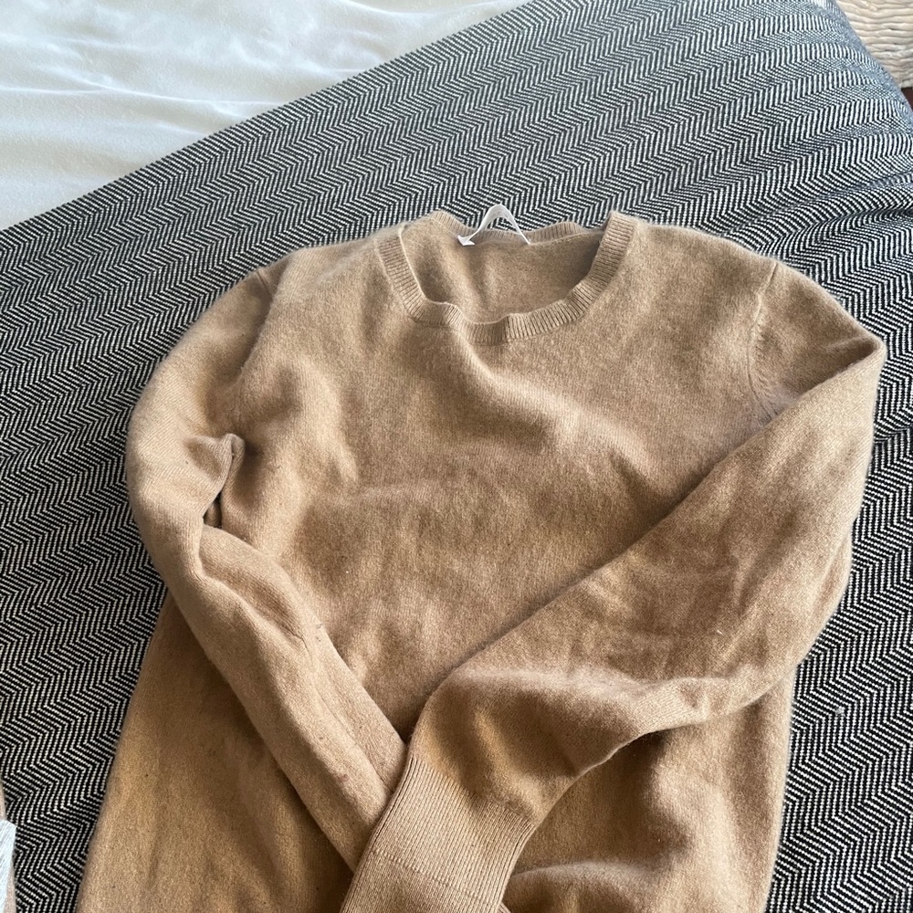 Everlane Cashmere Camel Sweater